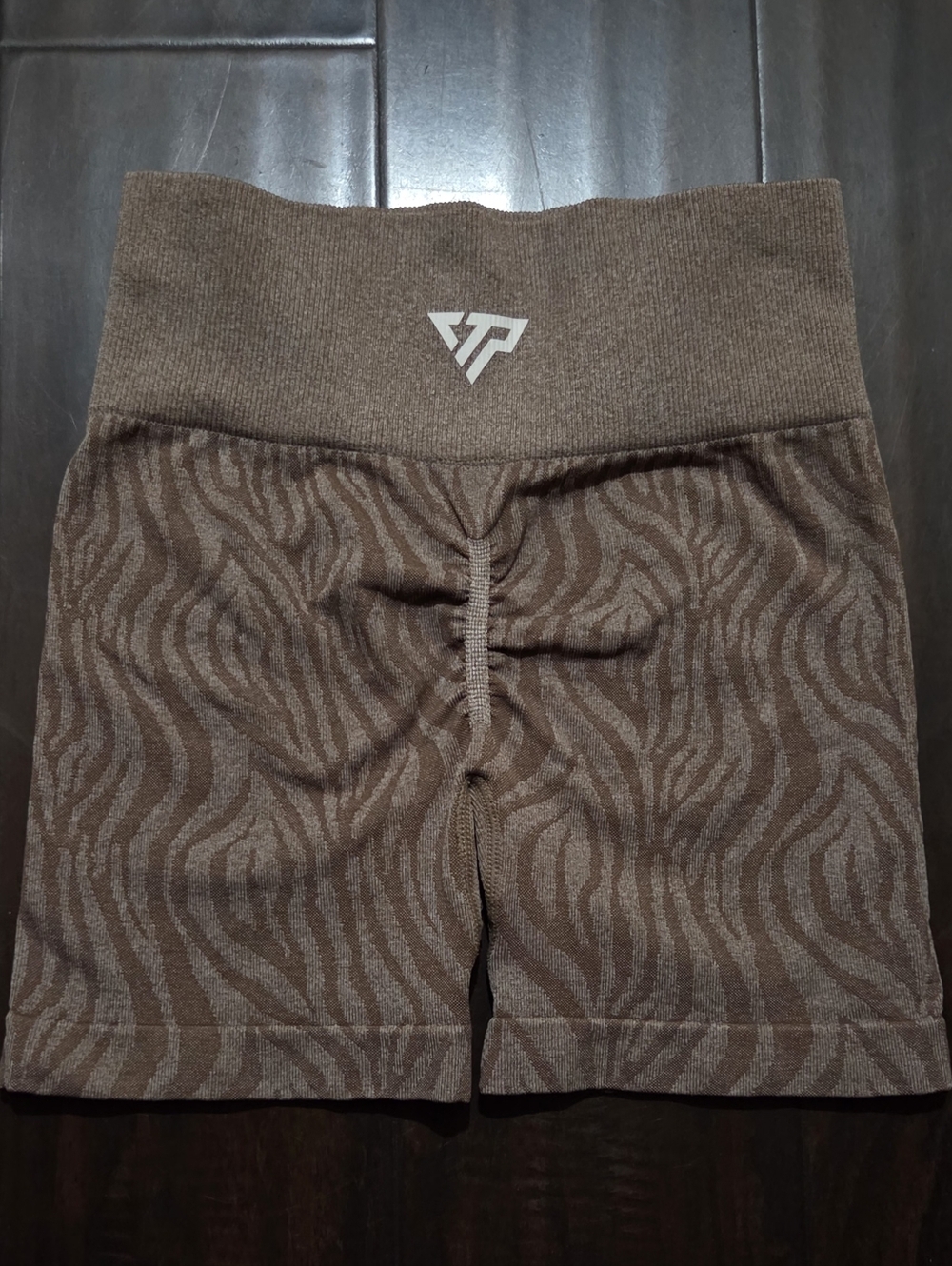 Keep That Pump- Brown Shorts